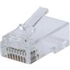 Intellinet Confezione 50 Plug modulari RJ45 passanti Cat5e FastCrimp