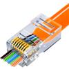 Techly Professional Confezione 100 Plug modulari RJ45 Passanti Cat6 UTP