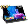 UYY Monitor portatile 15.6 Ultra-Thin FHD 1080P,2024 Travel IPS Monitor,HDR Gaming Monitor with Smart Cover and Dual Speakers, HDMI,Type-C, |Laptop|PC|Phone|Mac|PS|Game Console