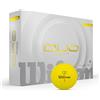 Wilson Palline Da Golf Triad, Caratterizzate Da Un Design Audace E Una Superficie In Uretano Ad Alta Aderenza, Assicurano Equilibrio E Controllo Preciso, Colore: Bianco, Confezione Da 12