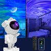 Recsg Proiettore Galaxy Astronauta, altoparlante Bluetooth con sonno rumore bianco, cambiamento colore regolabile a 360° con telecomando e timer, luce notturna per adulti e bambini