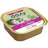 OASY 100 gr Oasy Alimento Completo Cibo Umido Delizioso Patè Adult per Gatti Adulti Ricco di Vitello in Vaschetta Grain e Gluten Free