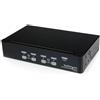StarTech.com Switch KVM SV431USB 4 porte VGA USB montabile rack nero professionale