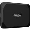 Crucial X9 SSD Esterno 2TB USB-C 10Gbps Nero - Disco Rigido Portatile Veloce