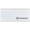 Transcend SSD esterno 1TB USB-C 3.2 Gen 2 argento con protezione password