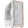 Antec FLUX Case PC Gaming Midi Tower ATX Bianco con Vetro Temperato