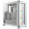 Corsair iCUE 4000X RGB Bianco ATX Gaming