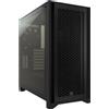 Corsair iCUE 4000D Case PC Midi Tower RGB Nero Vetro Temperato ATX/EATX/mATX/ITX
