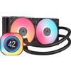 Corsair iCUE LINK TITAN 240 RX Raffreddatore CPU a Liquido LCD RGB Nero