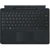 Microsoft Tastiera Surface con Slim Pen 2, QWERTY, Touchpad, Nero, per Surface Pro