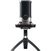 CHERRY UM 6.0 ADVANCED Microfono da Tavolo USB 24bit/96kHz Nero e Argento