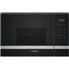 Siemens iQ500 BE525LMS0 Microonde Combinato da Incasso 20L 800W Nero/Acciaio inox