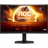 AOC G4 CQ27G4X Monitor Gaming 27" Curvo QHD 2560x1440 180Hz VA HDR10 Nero