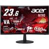 Acer Nitro Monitor Curvo 23.6" FullHD 180Hz ED240QS3 Nero
