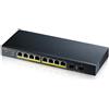Zyxel GS1900-10HP Switch di Rete Gestito L2 8 Porte Gigabit PoE 77W Nero