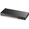 Zyxel GS1900-8HP v3 Switch di Rete Gestito 8 Porte Gigabit PoE Nero Layer 2