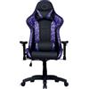 Cooler Master Caliber R1S CAMO Poltrona Gaming Nero/Viola PU Schienale Regolabile