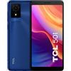 TCL 501 Smartphone 6" Dual SIM Android 14 Go Blu 2GB RAM 32GB Memoria