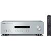 Yamaha R-S202D Ricevitore Stereo 140W Argento con Bluetooth DAB/DAB+/FM e Lettore CD