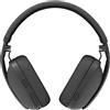 Logitech Zone Vibe 100 Cuffie Wireless Over-ear Grafite per Lavoro e Svago Bluetooth 5.2