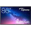 Optoma Lavagna Interattiva 86 pollici 4K Touch Screen Android - Schermo Interattivo