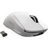 Logitech G PRO X SUPERLIGHT Mouse Wireless Gaming eSport 63g Bianco HERO 25K