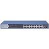 Hikvision DS-3E0526P-E Switch di Rete Non Gestito 25 Porte Gigabit Ethernet 24 PoE Blu