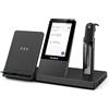 Yealink WH67 Auricolare Wireless Bluetooth per Ufficio, Nero, Compatibile Teams, 120m