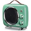 Ariete Termoventilatore Vintage 808 Verde 2000W Freddo e Caldo Termostato Regolabile