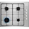 Electrolux KGS6404SX Piano Cottura Gas 4 Fornelli da Incasso 55 cm Acciaio Inox