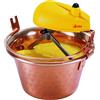 Ardes Paiolo Elettrico in Rame AR2460 per Polenta e Marmellata 4/7 Persone Ø 26 cm