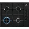 Electrolux KGS6404B Piano Cottura Gas 4 Fornelli da Incasso 59.5 cm Nero
