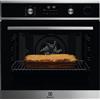Electrolux EOC6H77X Forno Elettrico Incasso 72L Multifunzione Nero e Acciaio Inox