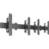 Multibrackets Supporto TV Parete Doppio 40-65" VESA 600x400 60kg Nero Mod. 4122