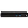 Hamlet Docking Station USB 3.0 Dual Display Type A/C 4 USB 2.0 2 USB 3.2 HDMI LAN Nero