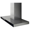 Elica Cappa aspirante a parete 90 cm nero e acciaio inox 581 m³/h PRF0104626