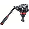 Manfrotto MVH502A546GB1 Testa fluida video universale 4kg nero e rosso alluminio