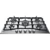 Hotpoint Piano Cottura a Gas 5 Fuochi 75cm Inox da Incasso PCN 751 T/IX/HA
