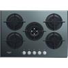 Hotpoint Piano cottura a gas 5 fuochi 75 cm vetro specchio da incasso HAGD 72S/MR