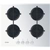 Indesit ING 61T/WH Piano cottura a gas 4 fuochi 59cm da incasso bianco vetro