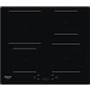 Hotpoint Piano Cottura Induzione HQ 5660S NE 59cm 4 Fornelli Nero Incasso Vetroceramica