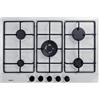Elleci Style G68 Piano cottura a gas 5 fornelli 75 cm da incasso bianco Granitek