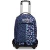 Seven Zaino Trolley Scolastico 3 Ruote Sganciabile Multicolore 34L Poliestere