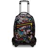 Seven Zaino Trolley Scolastico Jack-3Wd+ Multicolore 3 Ruote 34 Litri