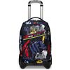 Seven Trolley Zaino Scuola 34L Multicolore 2 Ruote Scomparto Notebook Città