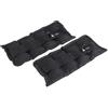 FITPADDY Pesi DuoFlex per Caviglie e Polsi 1kg Nero AKWW2X1BK Attrezzatura Fitness