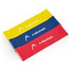 HEAD Bande Elastiche Lattice 3pz Resistenza Lieve/Media/Pesante Giallo Blu Rosso