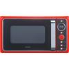 Candy G20CR Microonde con Grill 20L 700W Rosso Superficie Piana Display LCD