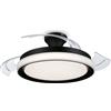 Philips by Signify Philips Plafoniera LED 51 cm con Ventilatore Nero 4500 lm 2700-4000 K Telecomando