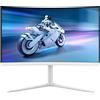 Philips Evnia 5000 32M2C5501/00 Monitor Gaming 32" Curvo Full HD LCD 180Hz Bianco